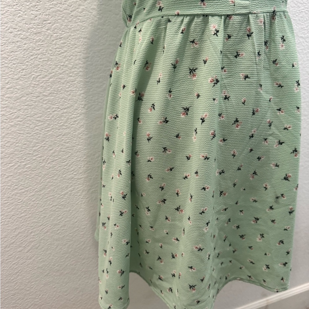 BP floral green mini dress - Picture 6 of 7